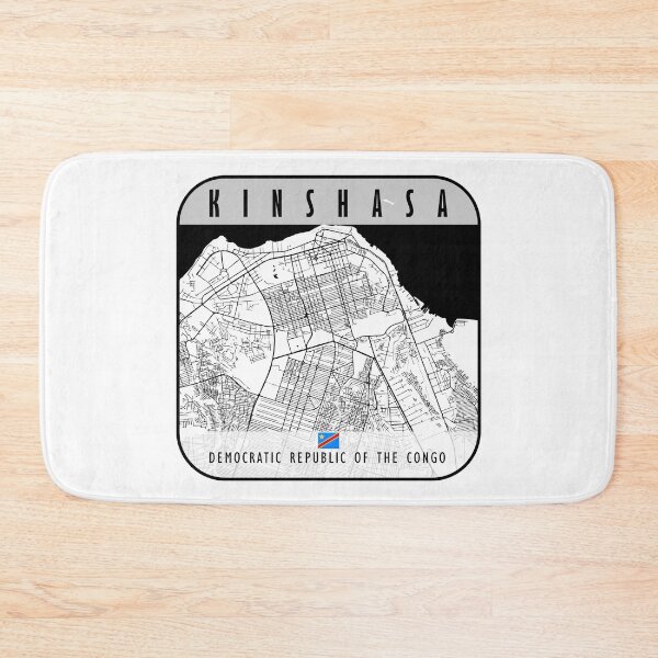 Item preview, KINSHASA MAP CONGO designed and sold by hatimelhag.