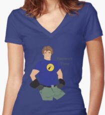 Hammer Time Women's Fitted V-Neck T-Shirt