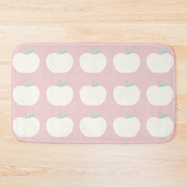 Item preview, Kawaii Apple Pink Pastel Pattern designed and sold by ViewerEqualsPhoton.