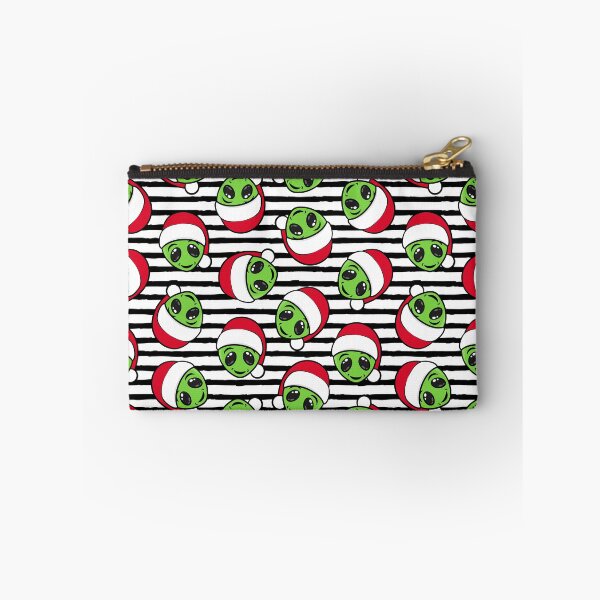 Item preview, Christmas Aliens - black stripes designed and sold by littlearrow.