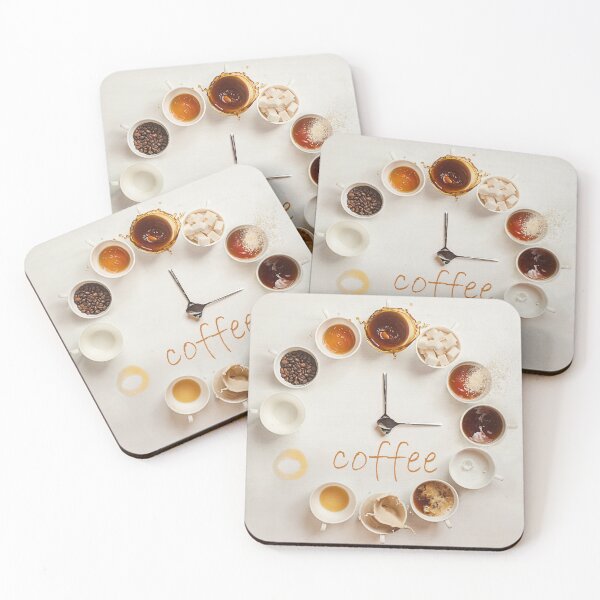 Item preview, Coffee clock designed and sold by RavinduDilupa.