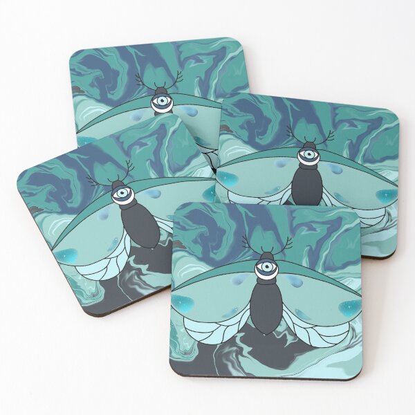 Item preview, Blue-Green Moth designed and sold by SunWatters.