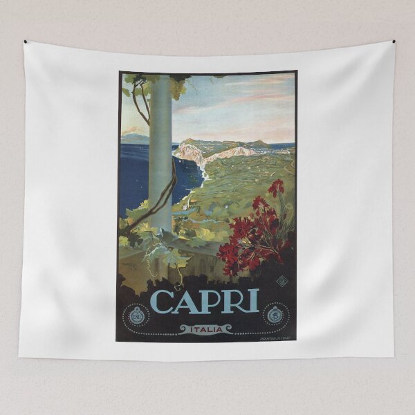 Item preview, 1927 Capri Italian Travel Poster designed and sold by retrographics.
