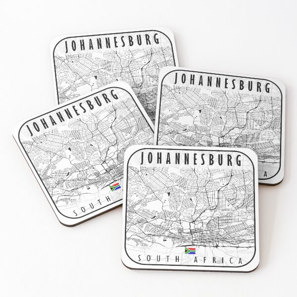Item preview, JOHANNESBURG MAP SOUTH AFRICA designed and sold by hatimelhag.