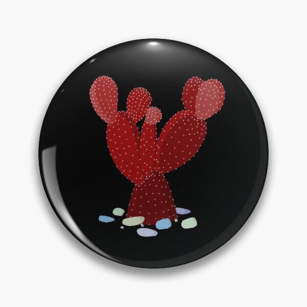 Item preview, Bunny Ear Cactus (Opuntia Microdasys) With Sea Stones - Red Cactus designed and sold by On-The-Roof.
