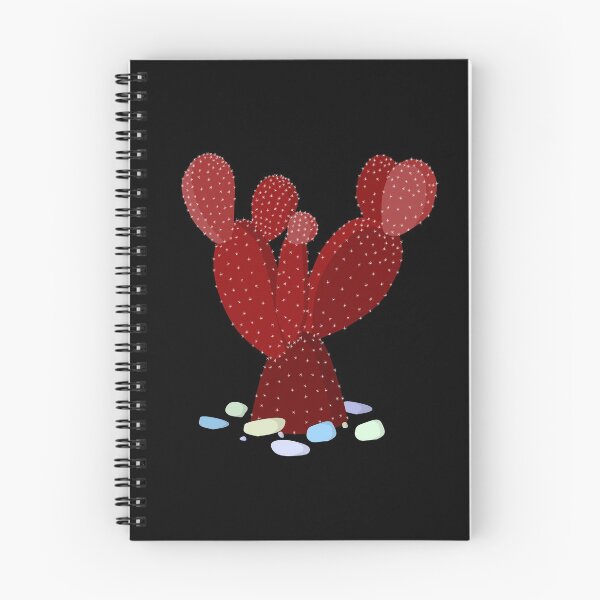 Item preview, Bunny Ear Cactus (Opuntia Microdasys) With Sea Stones - Red Cactus designed and sold by On-The-Roof.