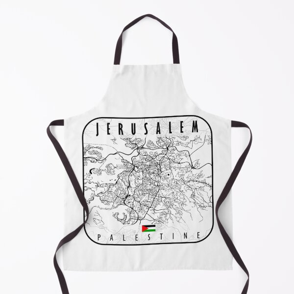 Item preview, JERUSALEM MAP PALESTINE designed and sold by hatimelhag.