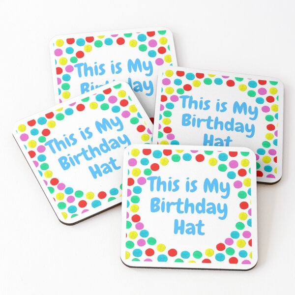 Item preview, This is My Birthday Hat designed and sold by LiveAndGlow.