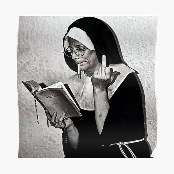 nuns smokes Poster