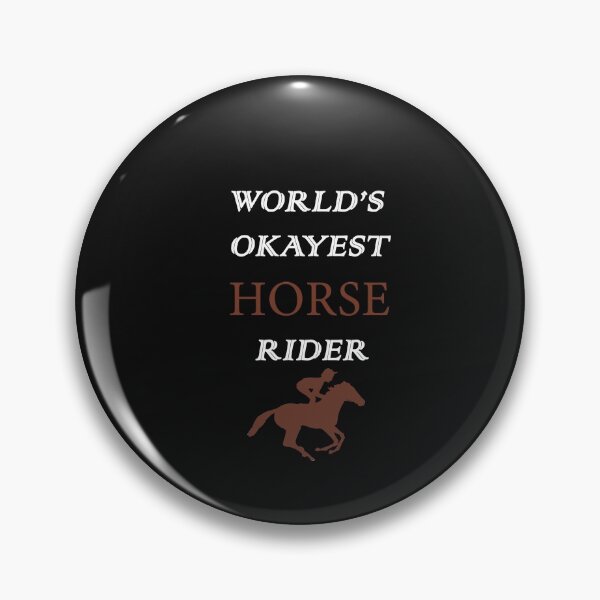 Item preview, World's okayest horse rider : funny Gift idea for horse lovers & siblings designed and sold by dorento07.