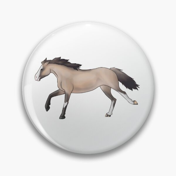 Item preview, Freedom Running Grulla Mare designed and sold by Clucky-Designs.
