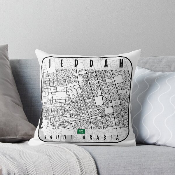 Item preview, JEDDAH MAP SAUDI ARABIA designed and sold by hatimelhag.