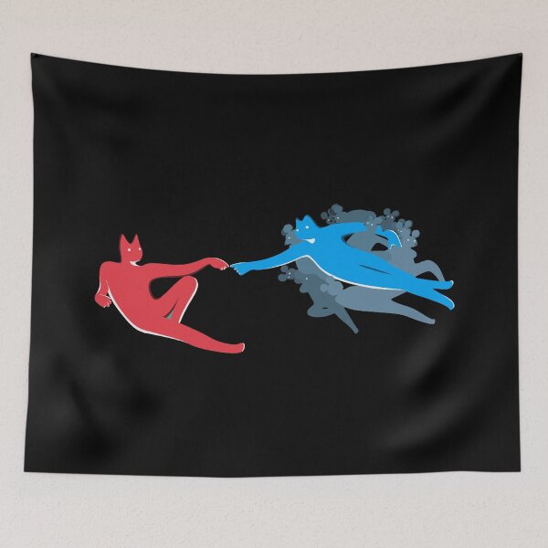 Item preview, The Creation of the Cat designed and sold by On-The-Roof.