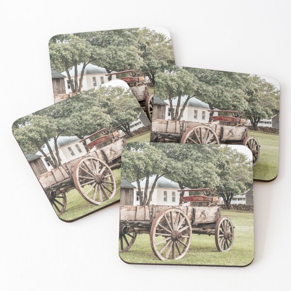Item preview, Horse wagon with an old village in Fredericksburg Texas designed and sold by Raul Cano.