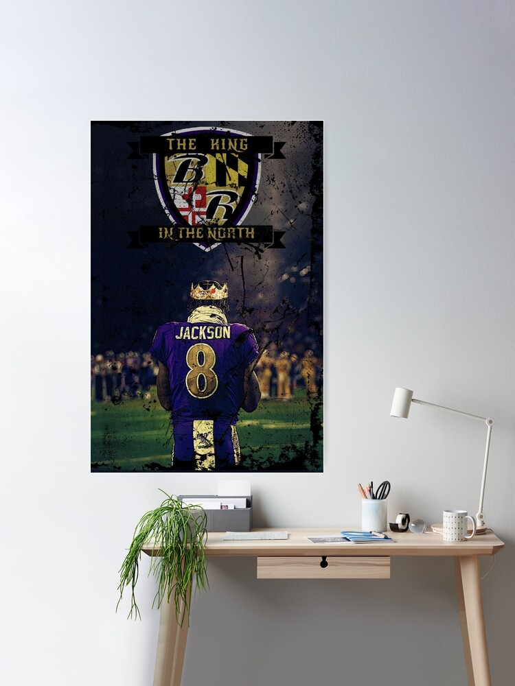 VVEBGPW Lamar Jackson American Football Star Poster Cool MVP Wall Art  Picture Print Poster Home Living Room Bedroom Office Painting Gift.