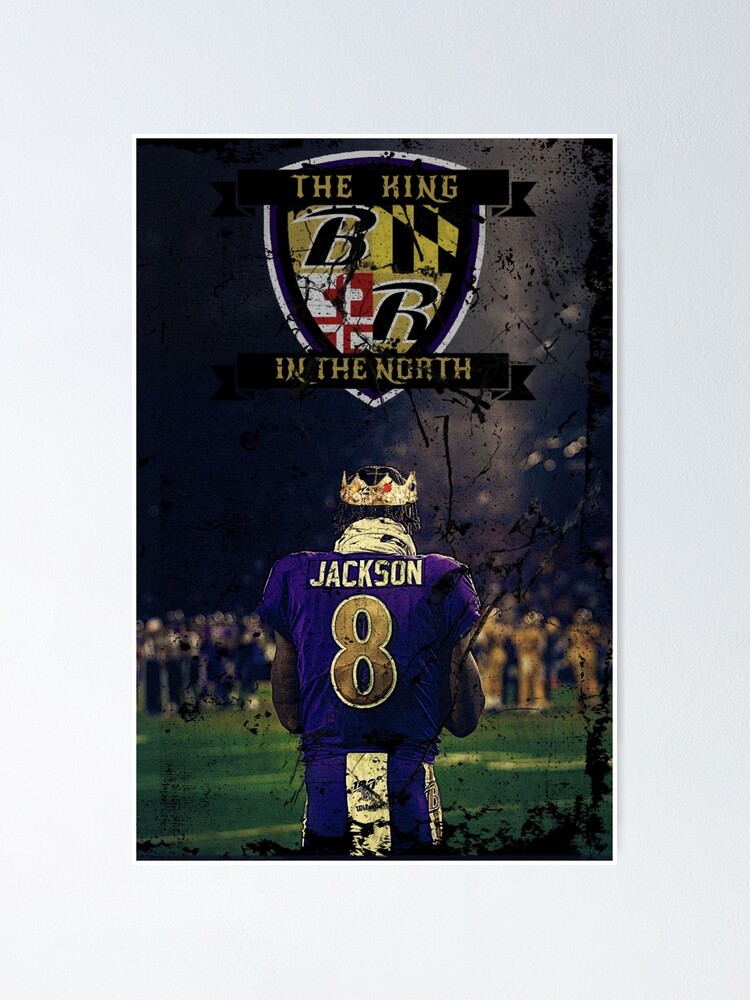 : Poster Compatible With Lamar Jackson Print Art Wall