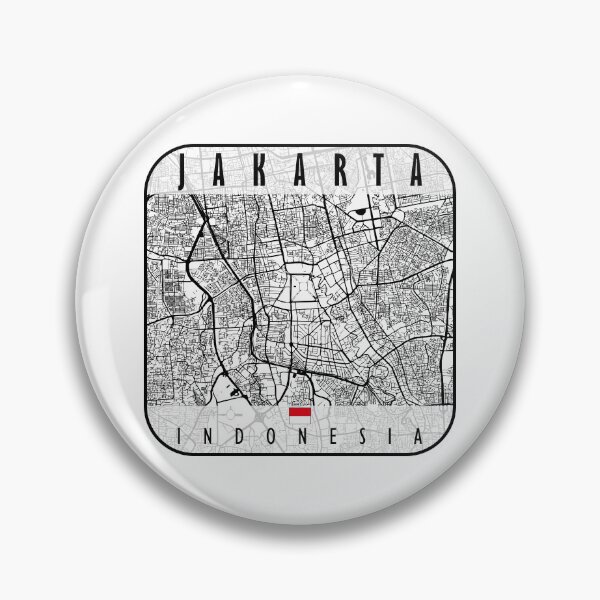 Item preview, JAKARTA MAP INDONESIA designed and sold by hatimelhag.