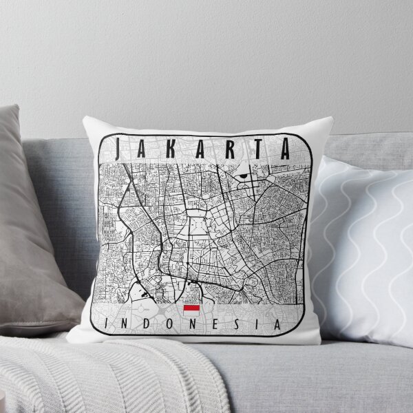 Item preview, JAKARTA MAP INDONESIA designed and sold by hatimelhag.