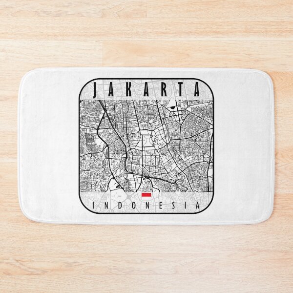 Item preview, JAKARTA MAP INDONESIA designed and sold by hatimelhag.
