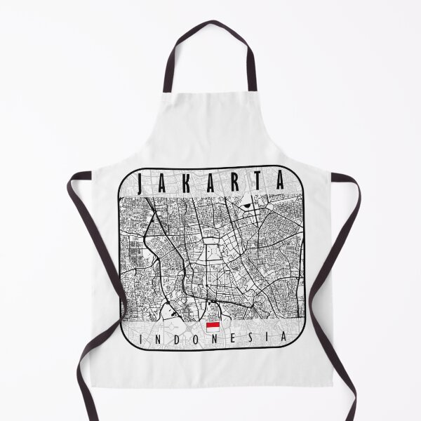 Item preview, JAKARTA MAP INDONESIA designed and sold by hatimelhag.