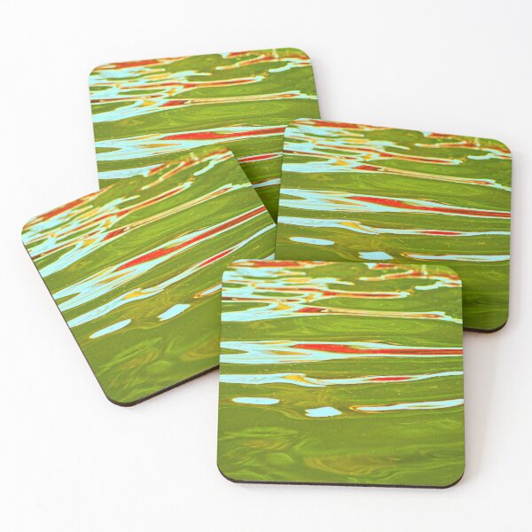 Item preview, Water Surface Motion Colorful Reflections Abstract Texture designed and sold by Anna Lemos.