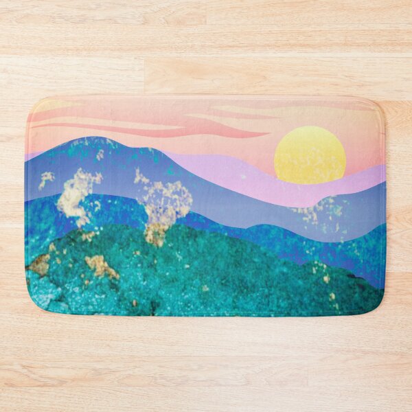 Item preview, Vintage Sunset Mountain Range Landscape designed and sold by Designs By YL.