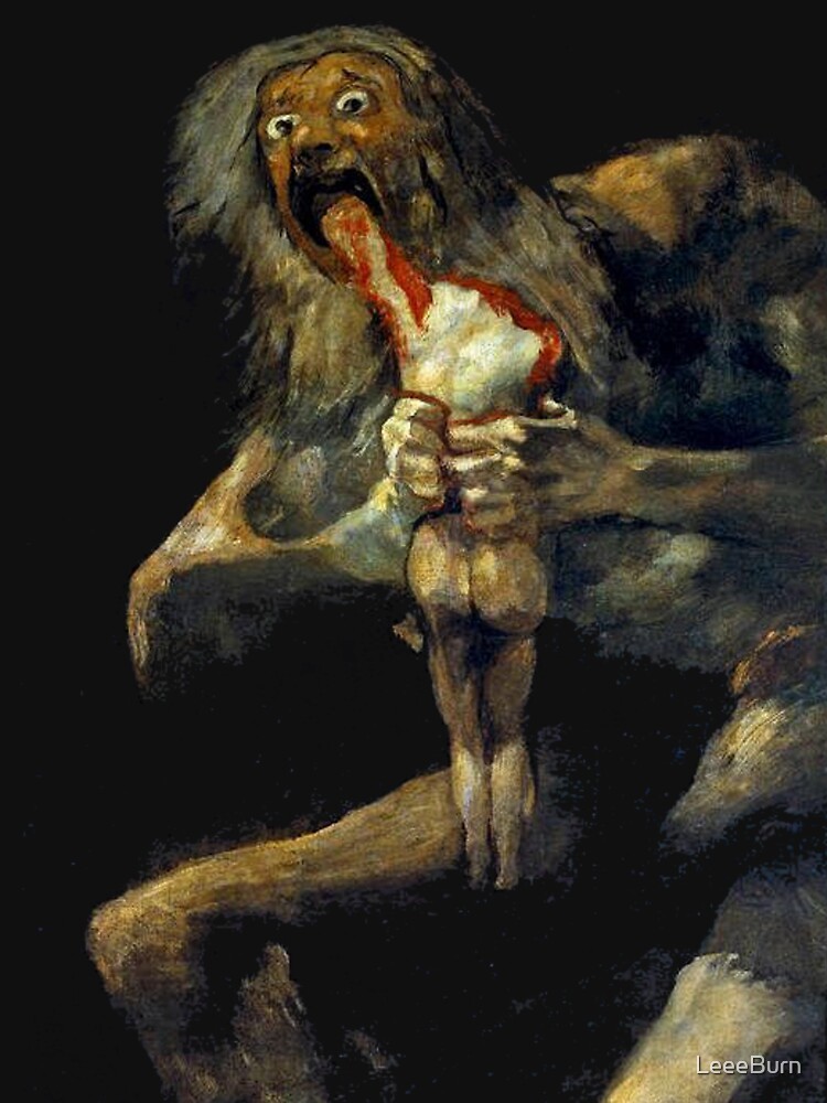 Saturn Devouring His Son by LeeeBurn