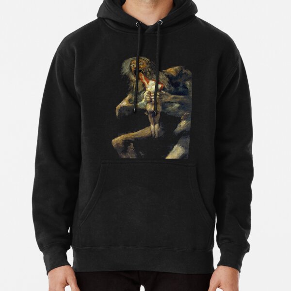 Saturno devorando a su hijo Sudadera con capucha