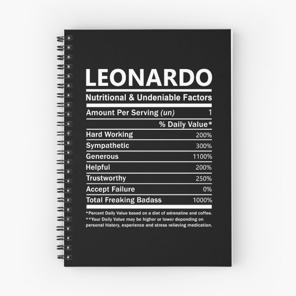 Item preview, Leonardo Name T Shirt - Leonardo Nutritional And Undeniable Factors Gift Item Tee designed and sold by ueenanerne.