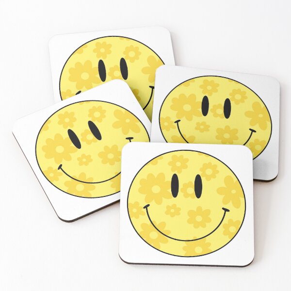 Item preview, Yellow Floral Smiley designed and sold by mangoisland.
