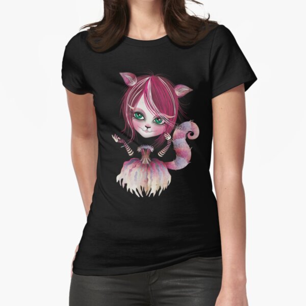Cheshire Kitty Fitted T-Shirt