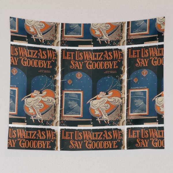 Item preview, Let Us WALTZ AS WE SAY GOODBYE, Vaudeville, antique, Sheet Music designed and sold by Vintaged.