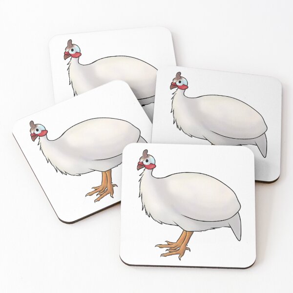 Item preview, White Guinea Fowl designed and sold by Clucky-Designs.