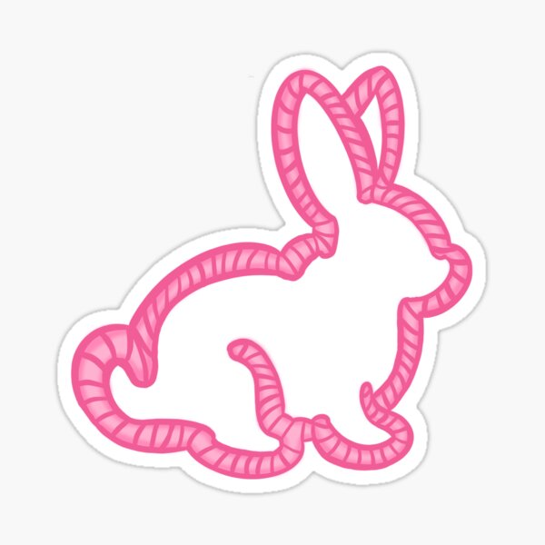 Item preview, Pink Rope Bunny Design  designed and sold by PolyKinkyQueer.