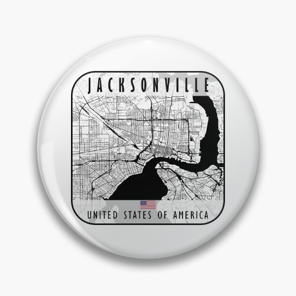 Item preview, JACKSONVILLE MAP USA designed and sold by hatimelhag.