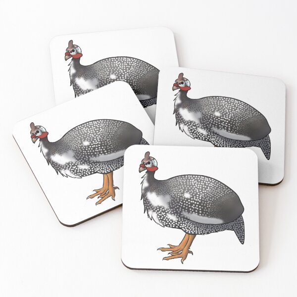 Item preview, Pied Pearl Grey Guinea Fowl designed and sold by Clucky-Designs.