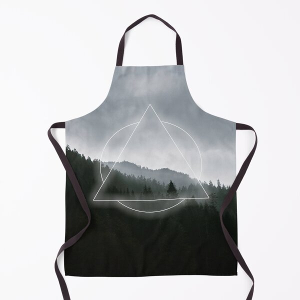 Item preview, Geometric Foggy Moody Forest Landscape designed and sold by Robtography.