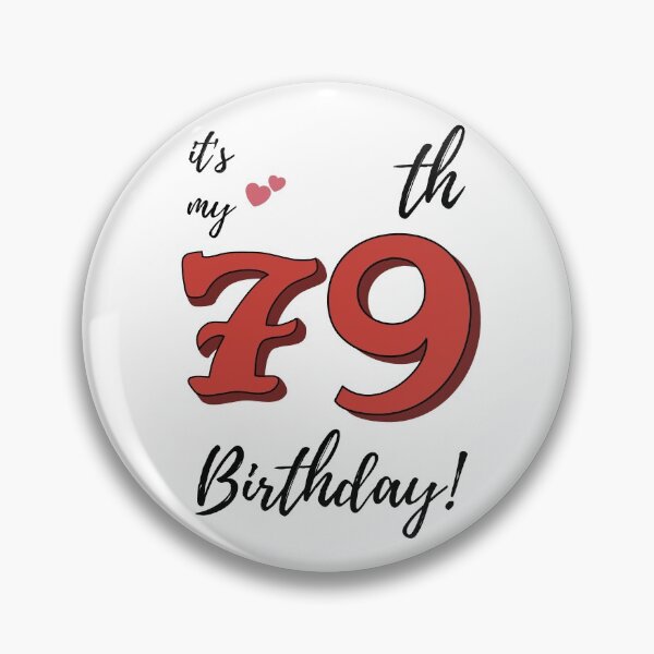 Item preview, It's My 79th Birthday quote designed and sold by WayneTower.