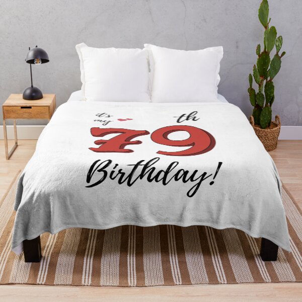 Item preview, It's My 79th Birthday quote designed and sold by WayneTower.