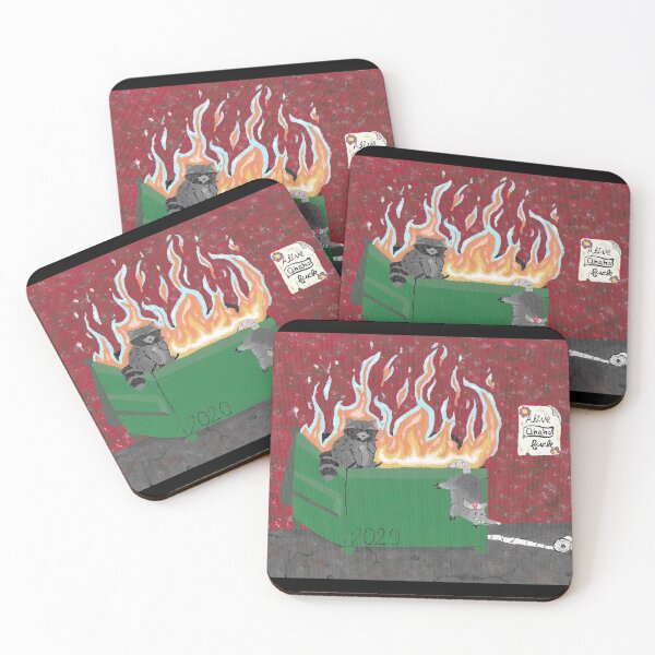 Item preview, Dumpster Fire of a Year designed and sold by Rin Hertig.