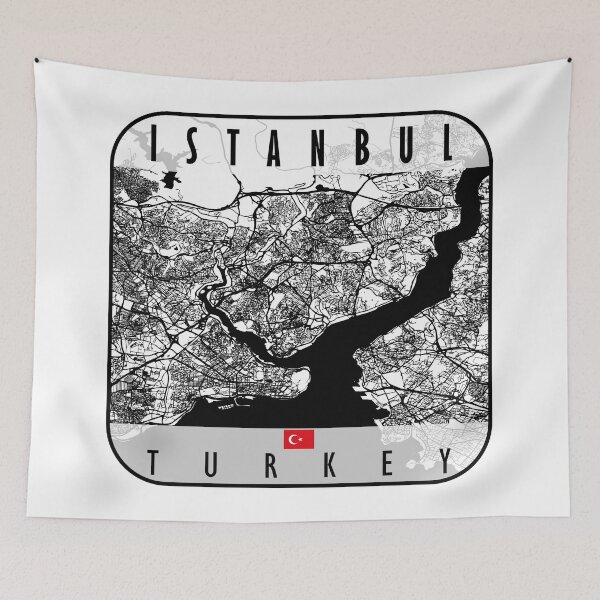 Item preview, ISTANBUL MAP TURKEY designed and sold by hatimelhag.
