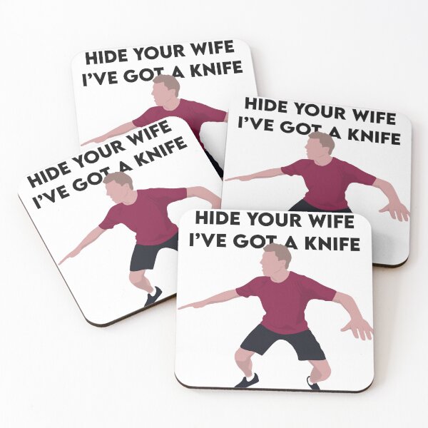 Item preview, Hide your wife, I've got a knife. designed and sold by glitteredgold.