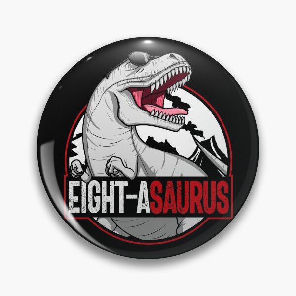 Artikelvorschau, Eight-asaurus Matching Family Dinosaur Kids 8th Birthday Gear entworfen und verkauft von DynamicDesign.