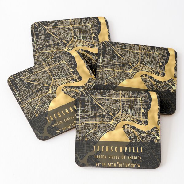 Item preview, JACKSONVILLE MAP USA designed and sold by hatimelhag.