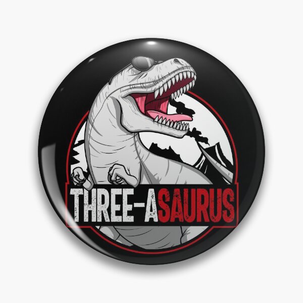 Artikelvorschau, Three-asaurus Matching Family Dinosaur Kids 3rd Birthday Gear entworfen und verkauft von DynamicDesign.