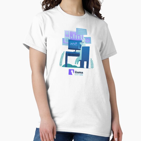 Llama Nerd (with LLG Logo) Classic T-Shirt