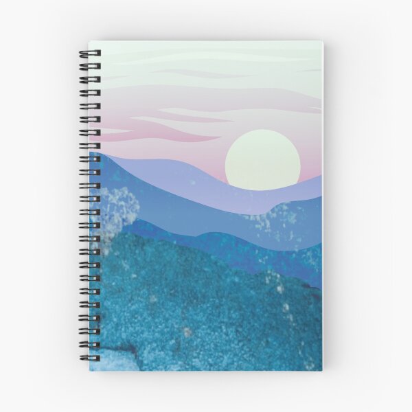 Item preview, Vintage Sunset Mountain Range Landscape designed and sold by Designs By YL.