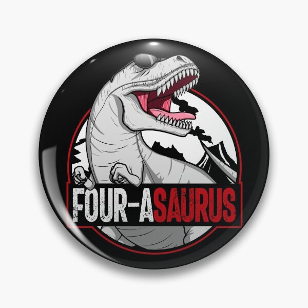 Artikelvorschau, Four-asaurus Matching Family Dinosaur Kids 4th Birthday Gear entworfen und verkauft von DynamicDesign.