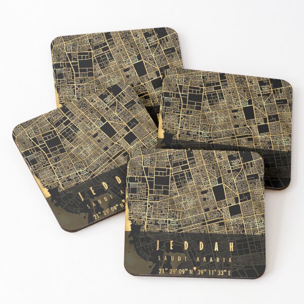 Item preview, JEDDAH MAP SAUDI ARABIA designed and sold by hatimelhag.