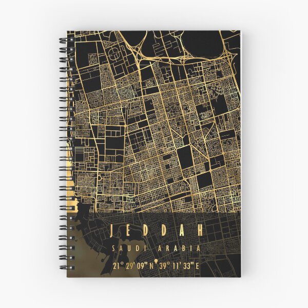 Item preview, JEDDAH MAP SAUDI ARABIA designed and sold by hatimelhag.
